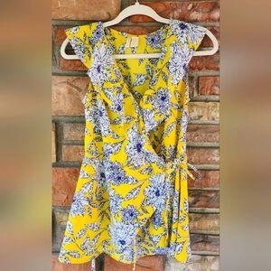 Japna Floral wrap Blouse